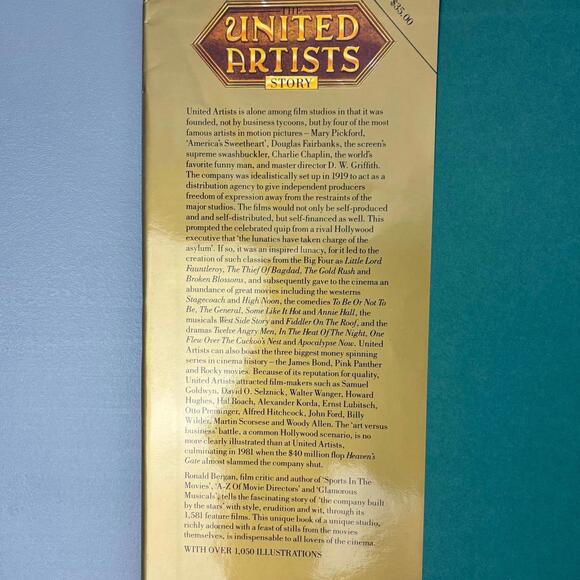 The United Artists Story - Hollywood Film Cinema History Book 1986 - Picture 2 of 9